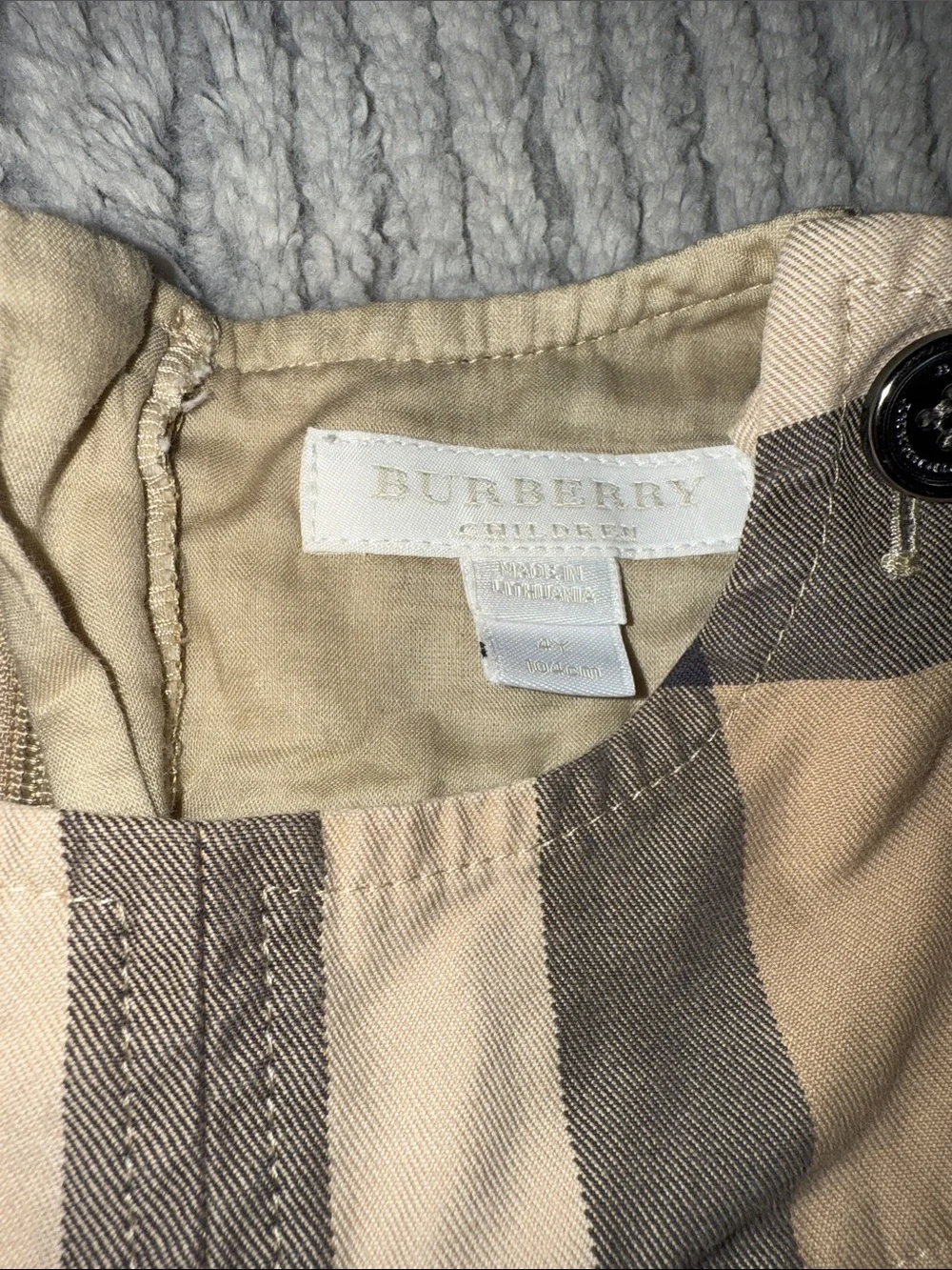 Burberry Plaid Kids Dress